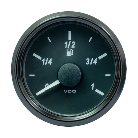 Vdo VDO SingleViu 52mm (2-1/16") Fuel Level Gauge - Euro - 3-180 Ohm A2C3833100030